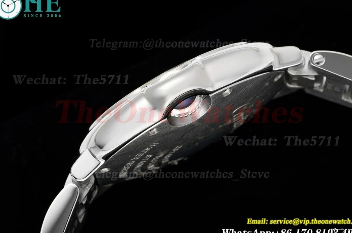 Dia 3KF SS Ballon Bleu 33mm Cartier Wht A076 Ladies SS De 0512
